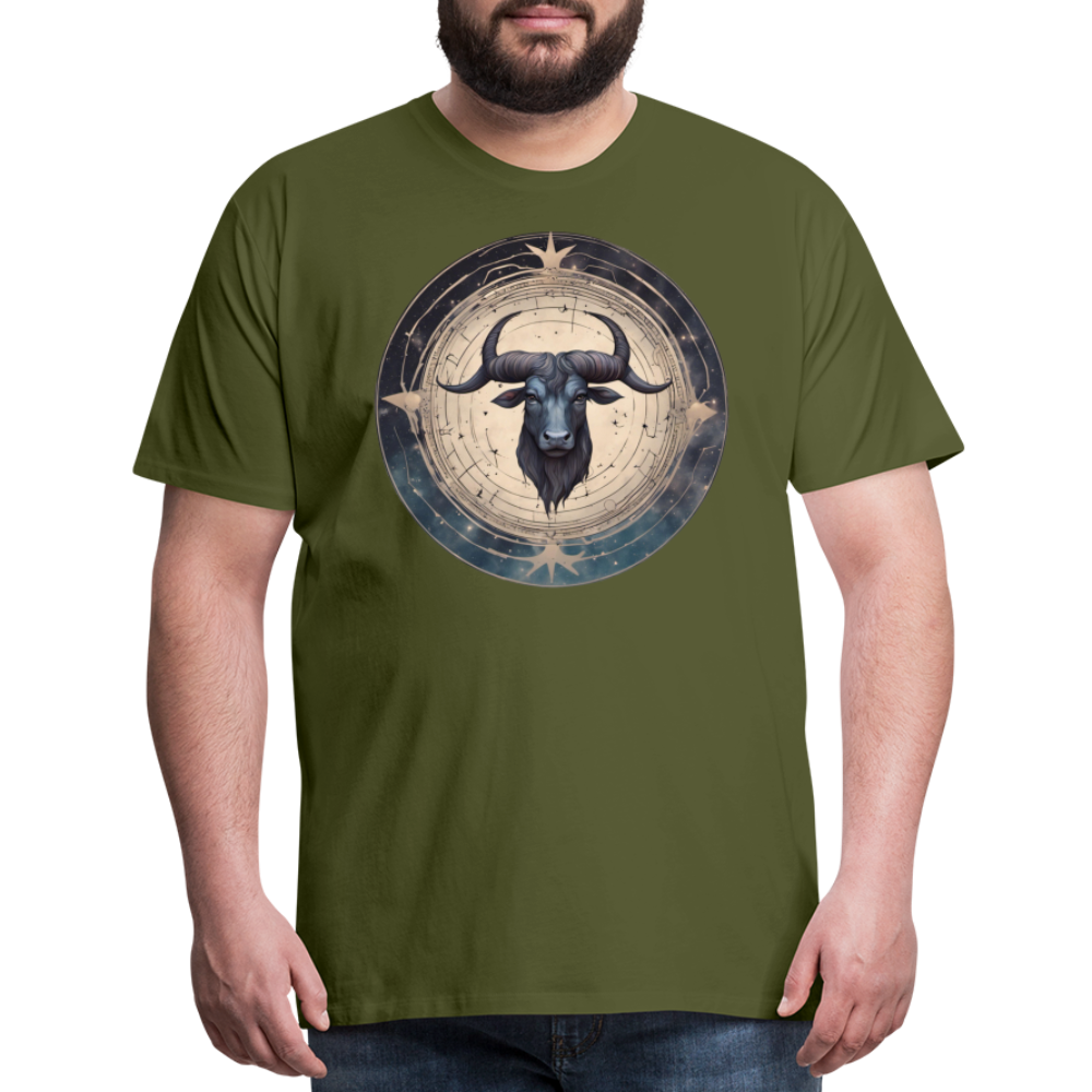 Men's Mythical Taurus Premium T-Shirt - olive green