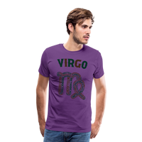 Thumbnail for Men's Power Words Virgo Premium T-Shirt - purple