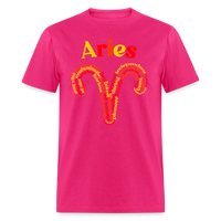 Thumbnail for Men's Power Words Aries Classic T-Shirt - fuchsia