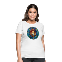 Thumbnail for Women's Mosaic Leo T-Shirt - white