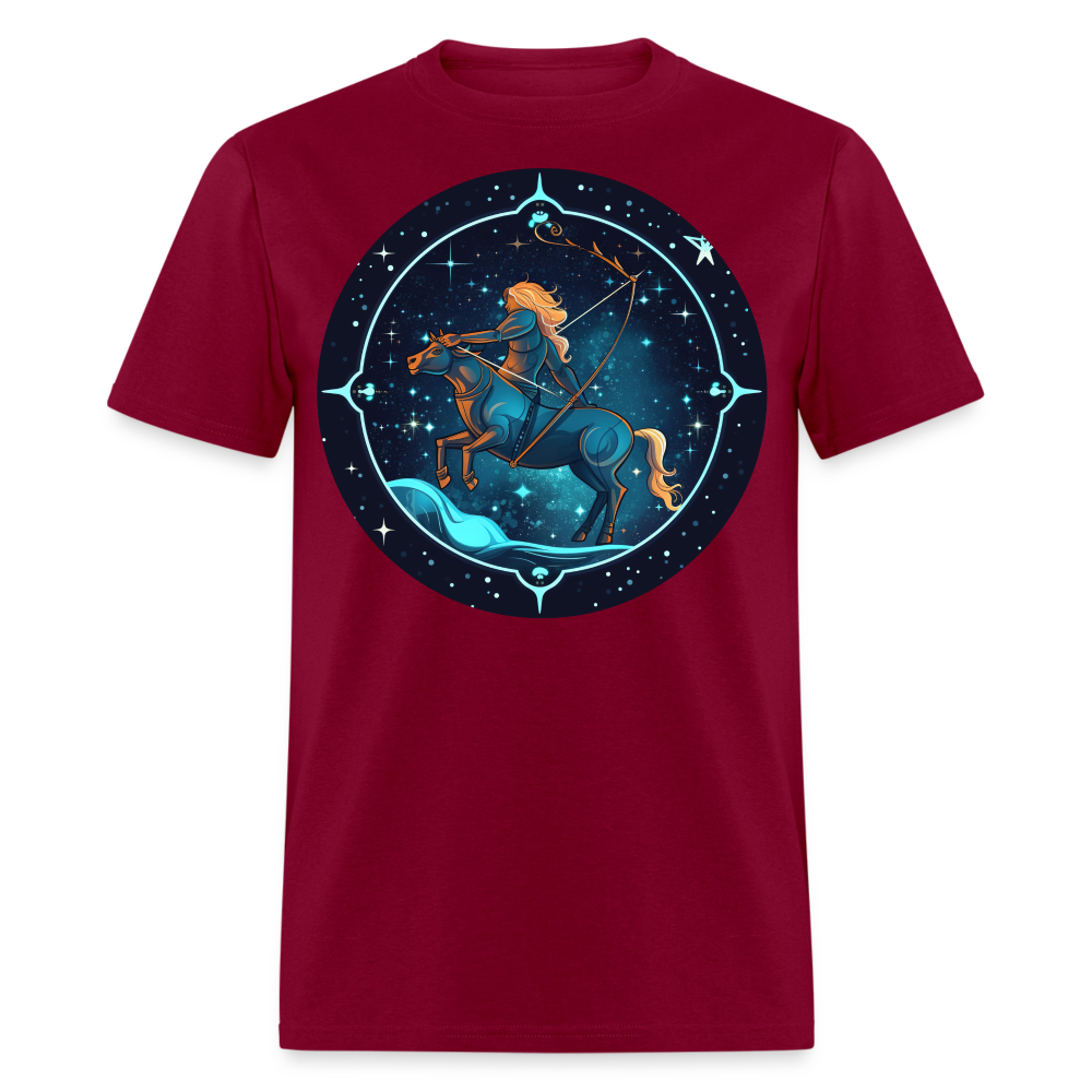 Men's Magic Sagittarius Classic T-Shirt - burgundy