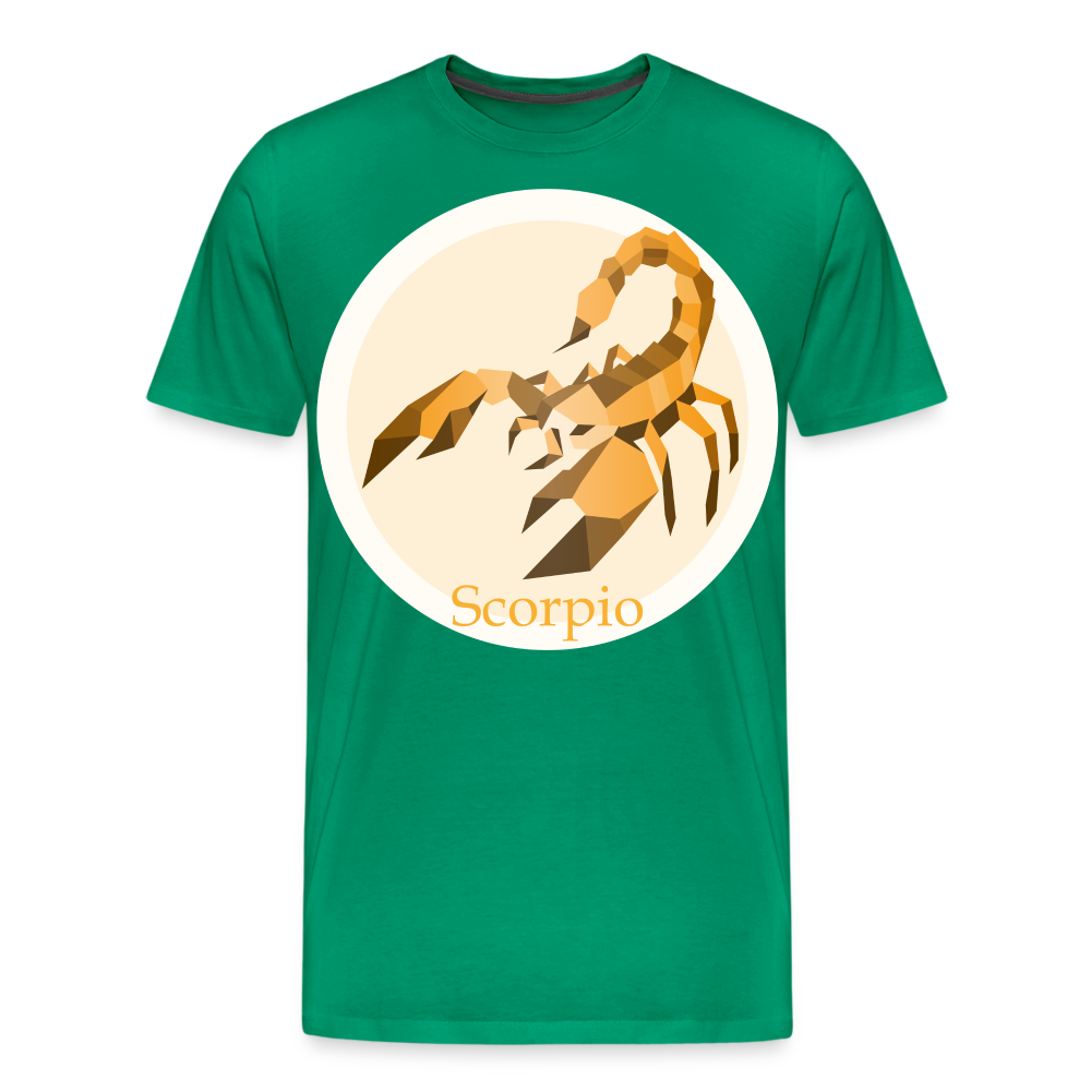 Men's Mosaic Scorpio Premium T-Shirt - kelly green