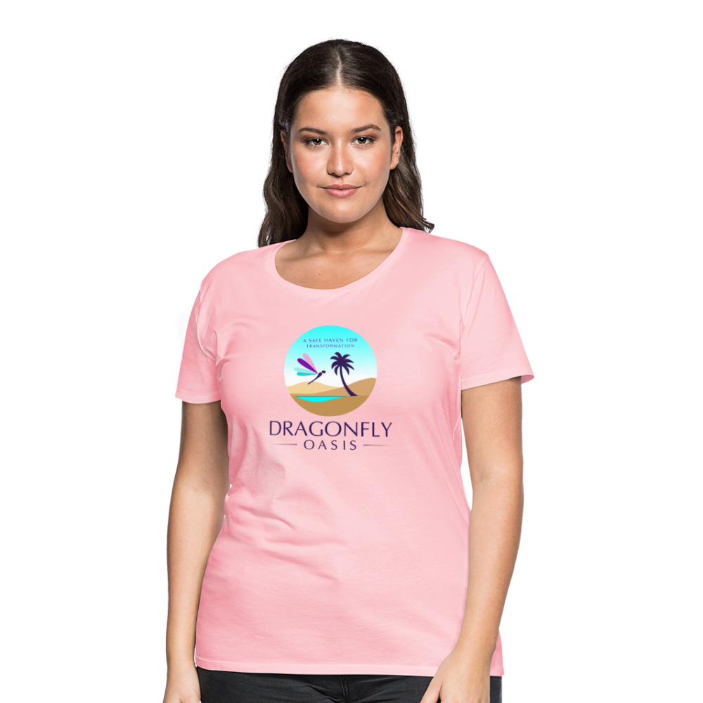 Women's Dragonfly Oasis V.1 Premium T-Shirt - pink