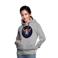 Thumbnail for Women’s Magic Taurus Premium Hoodie - heather grey