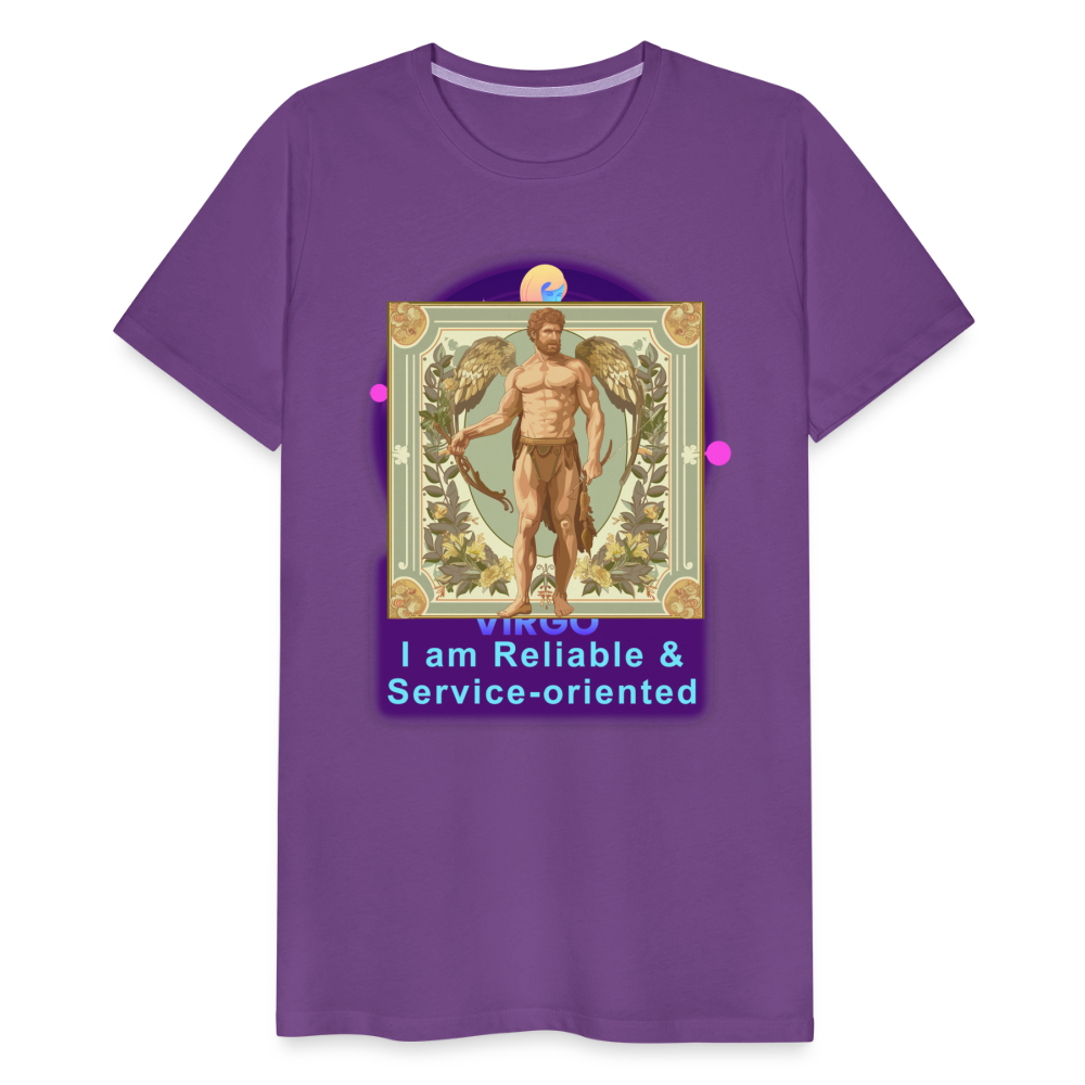 Men's Mythical Virgo Premium T-Shirt - purple