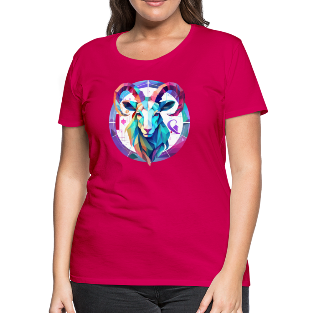 Women’s Mythical Aries Premium T-Shirt - dark pink