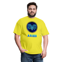 Thumbnail for Men's Stellar Aries Classic T-Shirt - yellow