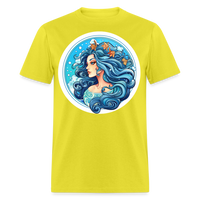 Thumbnail for Men's Symbol Aquarius Classic T-Shirt - yellow