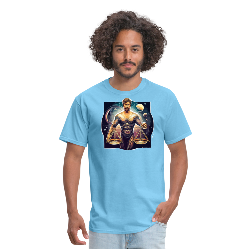 Men's Mythical Libra Classic T-Shirt - aquatic blue