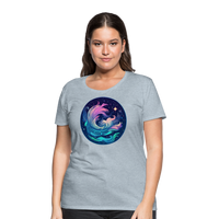 Thumbnail for Women’s Magic Aquarius Premium T-Shirt - heather ice blue