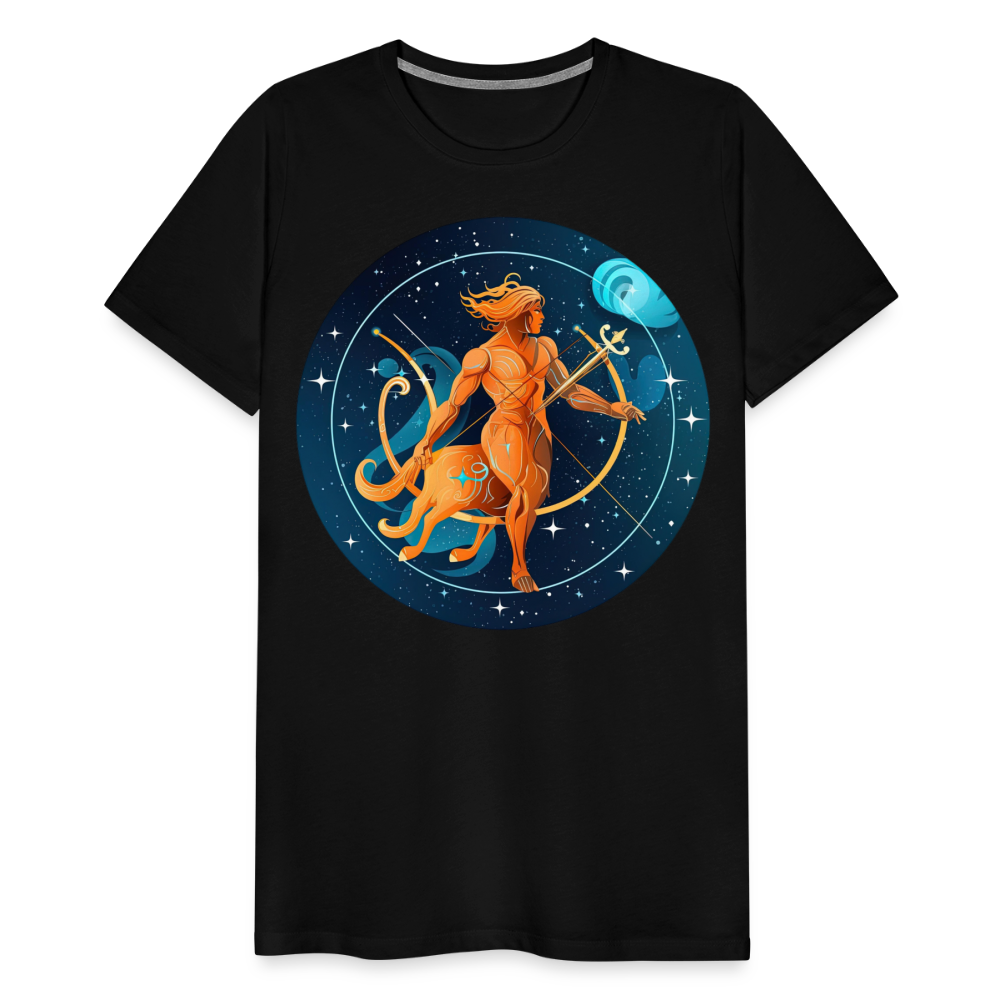 Men's Mythical Sagittarius Premium T-Shirt - black