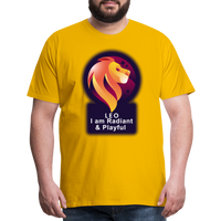 Thumbnail for Men's Glow Leo Premium T-Shirt - sun yellow