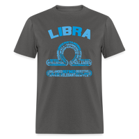 Thumbnail for Men's Power Words Libra Classic T-Shirt - charcoal