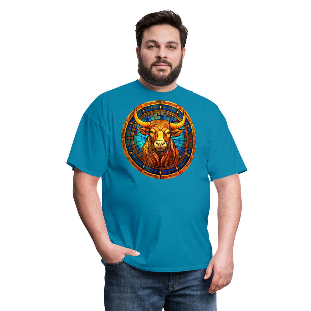 Men's Mosaic Taurus Classic T-Shirt - turquoise