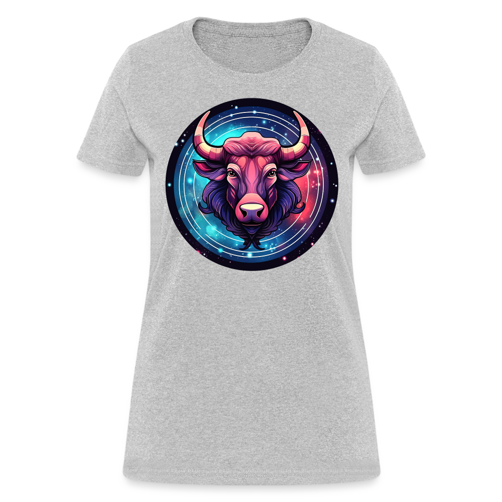 Women's Mystic Taurus T-Shirt - heather gray