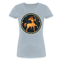 Thumbnail for Women’s Mystic Sagittarius Premium T-Shirt - heather ice blue