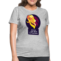 Thumbnail for Women's Glow Aries T-Shirt - heather gray