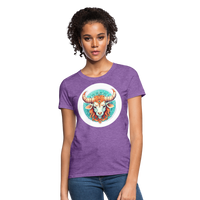 Thumbnail for Women's Symbol Taurus T-Shirt - purple heather