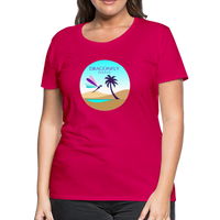 Thumbnail for Women's Dragonfly Oasis V.2 Premium T-Shirt - dark pink