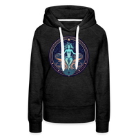 Thumbnail for Women’s Mystic Aquarius Premium Hoodie - charcoal grey