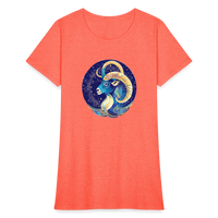 Thumbnail for Women's Mythical Capricorn T-Shirt - heather coral