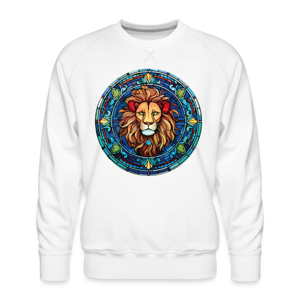 Men’s Mosaic Leo Premium Sweatshirt - white