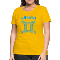 Thumbnail for Women's Power Words Gemini Premium T-Shirt - sun yellow