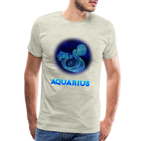 Thumbnail for Men's Aquarius Premium T-Shirt - heather oatmeal