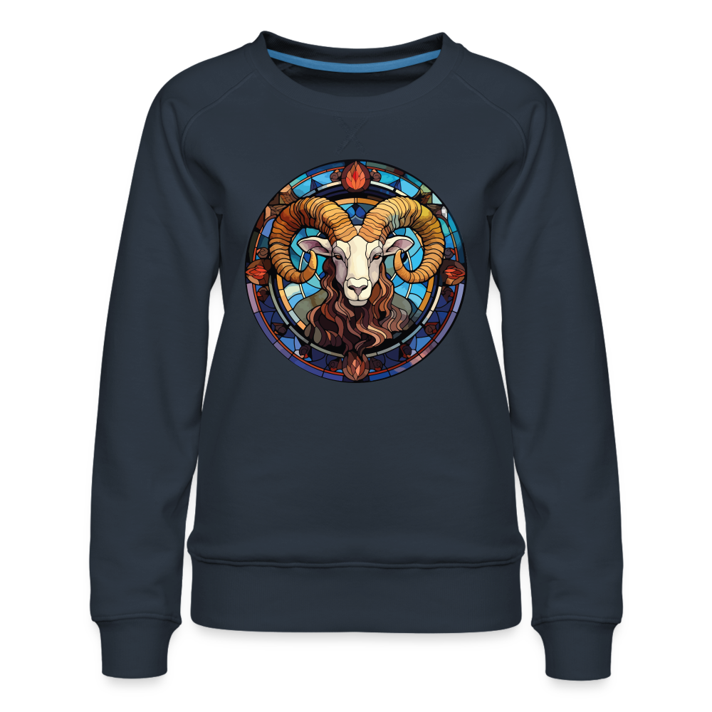 Women’s Mosaic Aries Premium Sweatshirt - navy