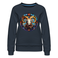 Thumbnail for Women’s Mosaic Aries Premium Sweatshirt - navy