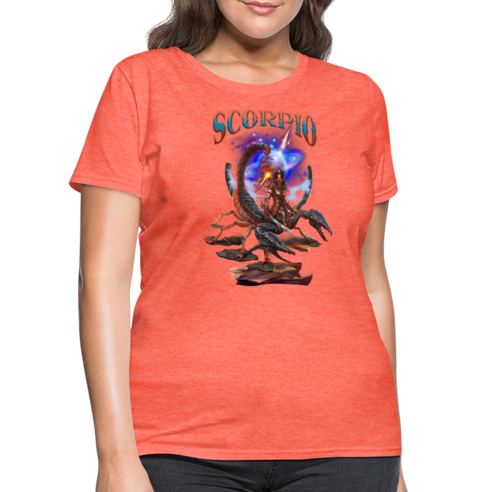 Women's Astral Scorpio T-Shirt - heather coral