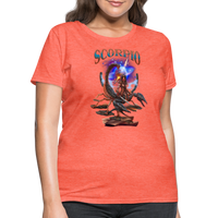 Thumbnail for Women's Astral Scorpio T-Shirt - heather coral