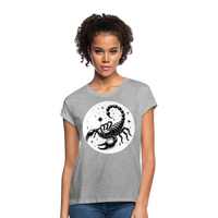 Thumbnail for Women's Magic Scorpio Relaxed Fit T-Shirt - heather gray