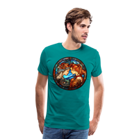 Thumbnail for Men's Mosaic Gemini Premium T-Shirt - teal