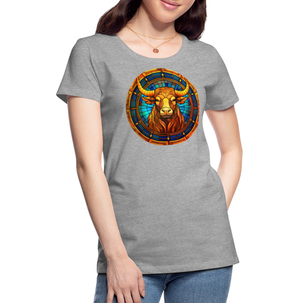 Women’s Mosaic Taurus Premium T-Shirt - heather gray