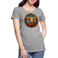 Thumbnail for Women’s Mosaic Taurus Premium T-Shirt - heather gray