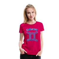 Thumbnail for Women's Power Words Gemini Premium T-Shirt - dark pink