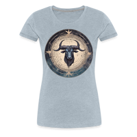 Thumbnail for Women’s Mythical Taurus Premium T-Shirt - heather ice blue