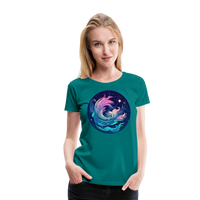 Thumbnail for Women’s Magic Aquarius Premium T-Shirt - teal