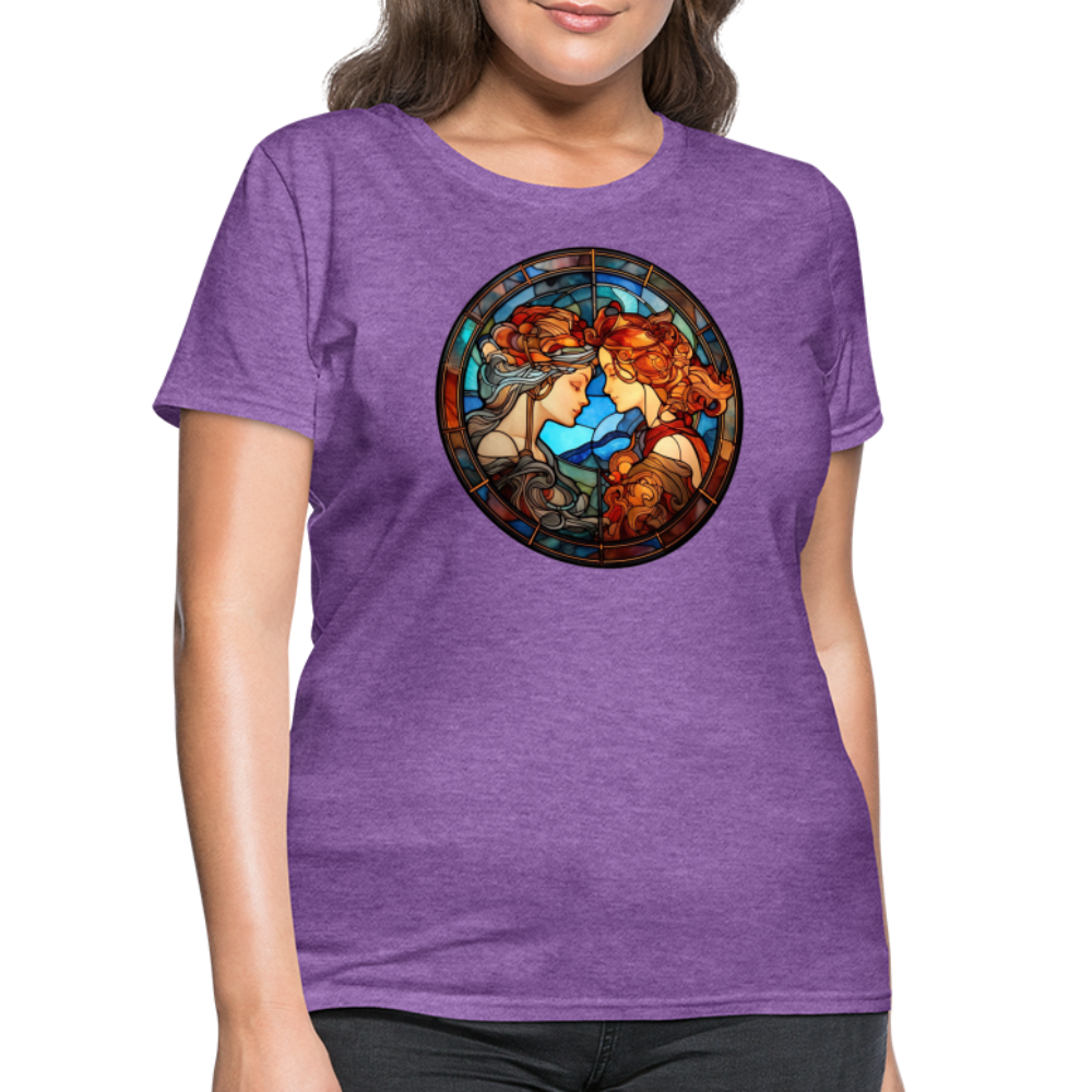 Women's Mosaic Gemini T-Shirt - purple heather