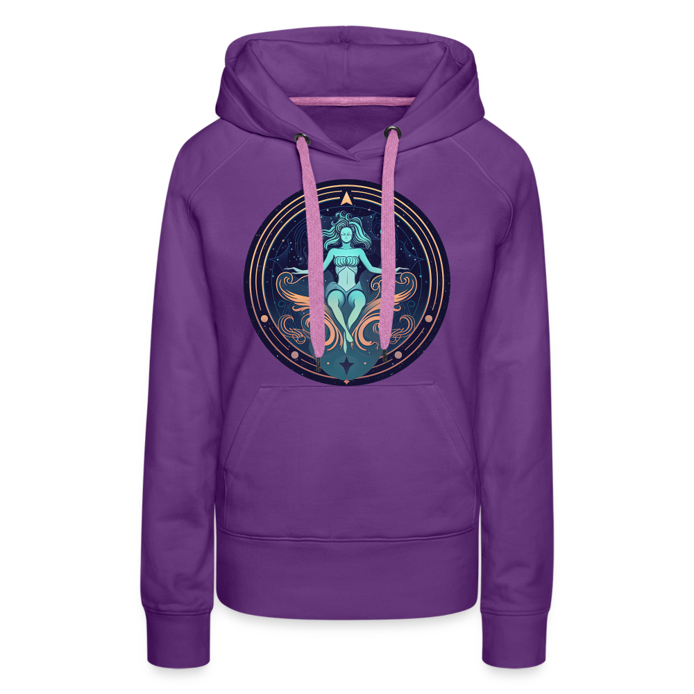 Women’s Mystic Aquarius Premium Hoodie - purple 