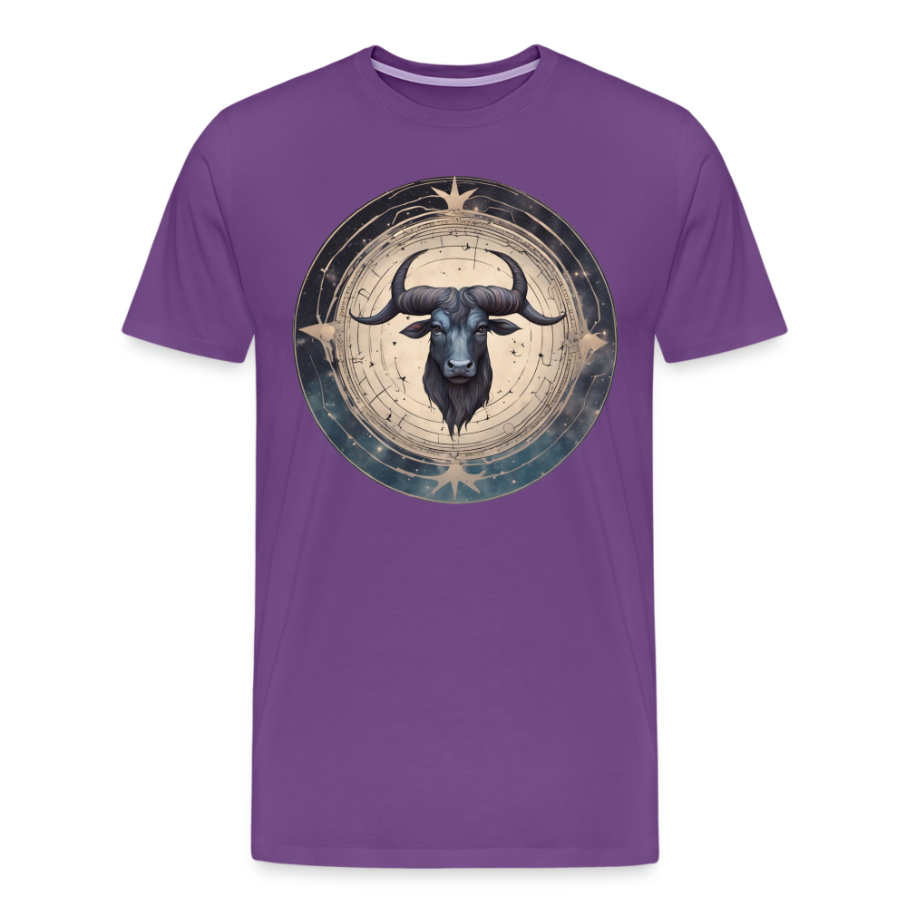 Men's Mythical Taurus Premium T-Shirt - purple