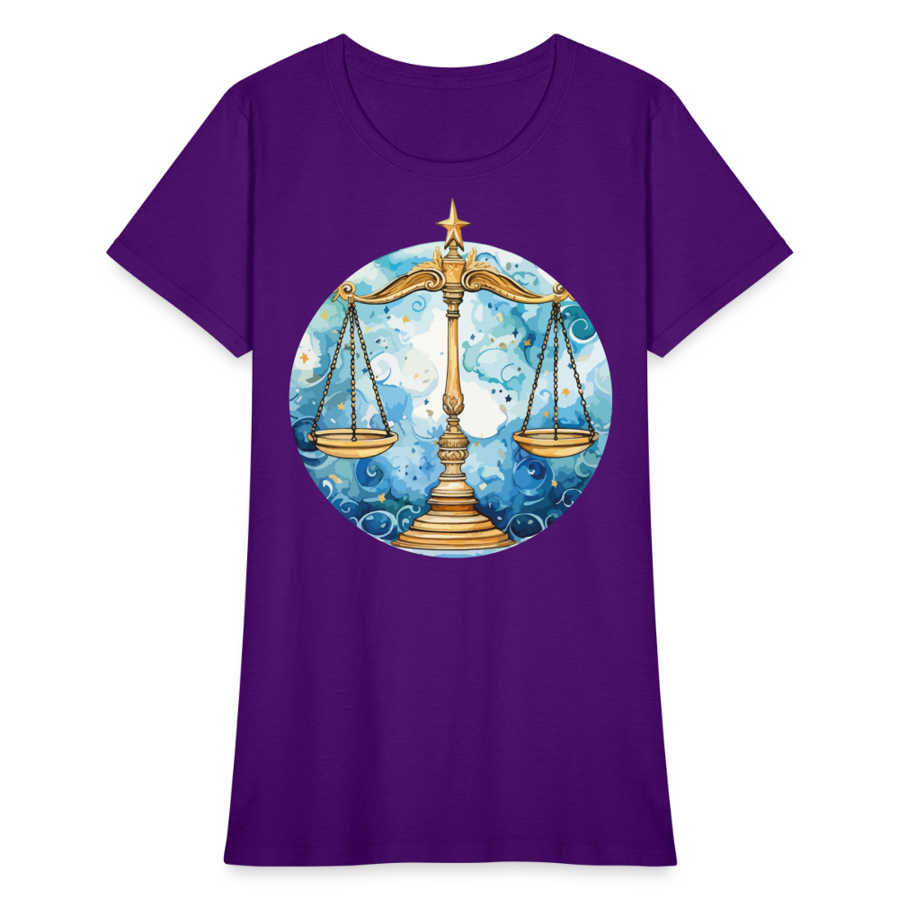 Women's Mythical Libra T-Shirt - purple