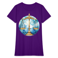 Thumbnail for Women's Mythical Libra T-Shirt - purple