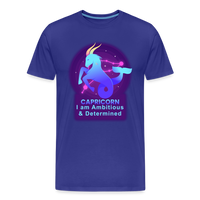 Thumbnail for Men's Neon Capricorn Premium T-Shirt - royal blue