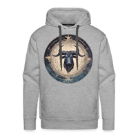 Thumbnail for Men’s Mythical Taurus Premium Hoodie - heather grey