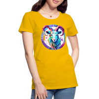 Thumbnail for Women’s Mythical Aries Premium T-Shirt - sun yellow