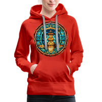 Thumbnail for Women’s Mosaic Libra Premium Hoodie - red