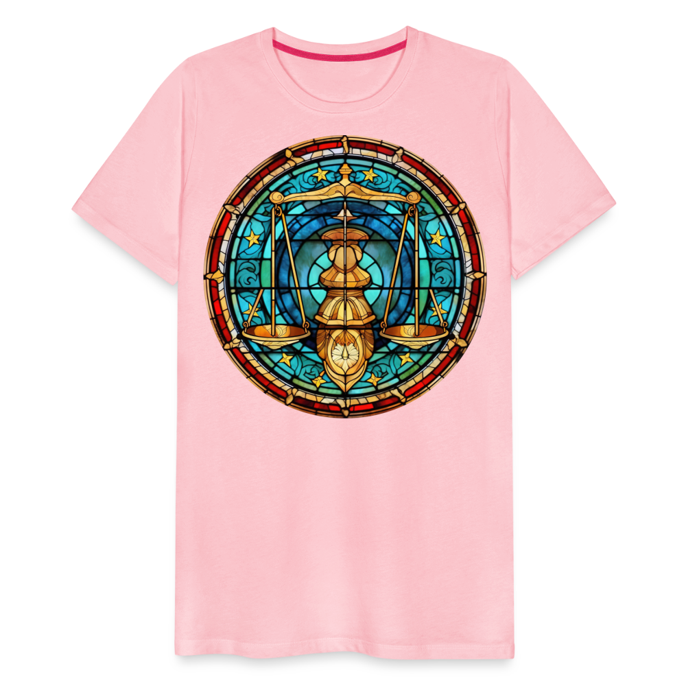 Men's Mosaic Libra Premium T-Shirt - pink