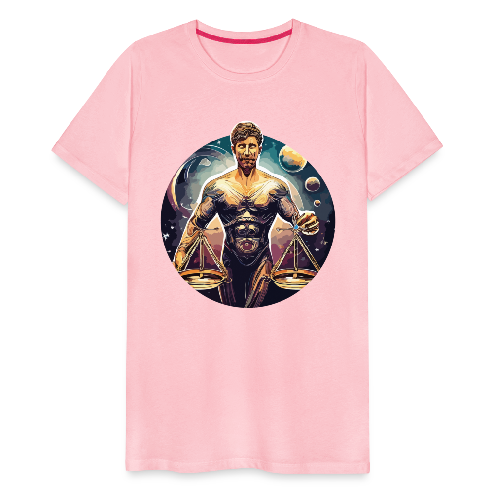 Men's Mythical Libra Premium T-Shirt - pink